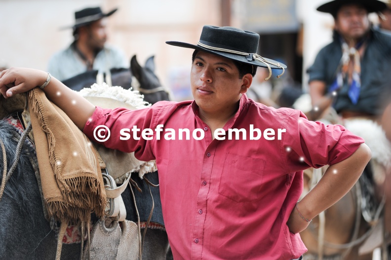 Gaucho on traditional festival in Purmamarca province Jujuy