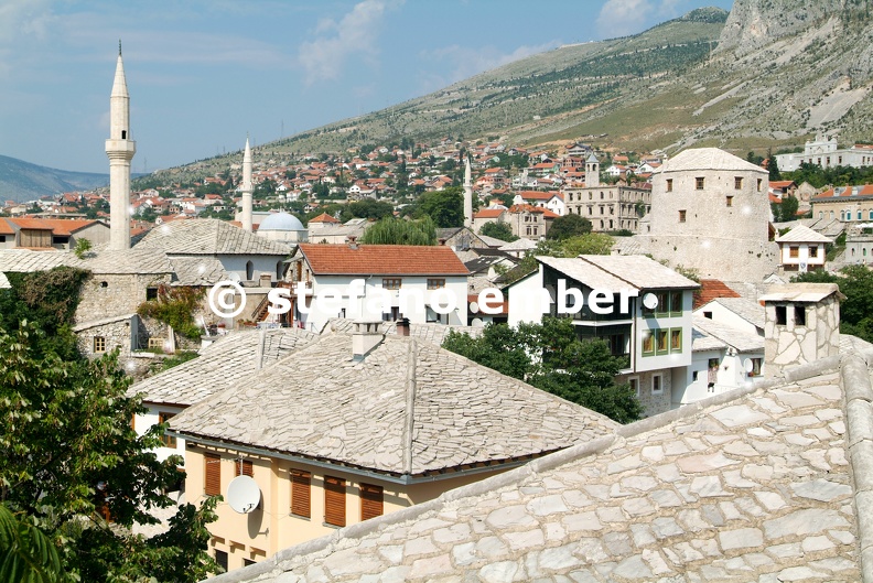 Historical old town of Mostar