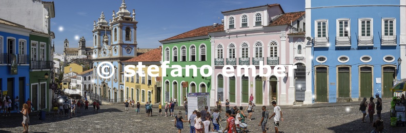 The historic district of Pelourinho in Salvador Bahia