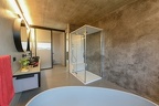 Elegant modern bathroom of a new appartment