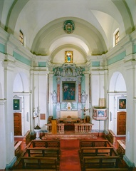 The interiors of the church at Maroggia after the restoration