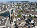 The center of Zurich on Switzerland