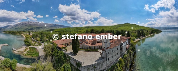 The monastery of Saint Naum on Macedonia