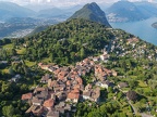The village of Carona on Switzerland
