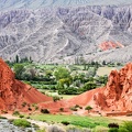 Hill of seven colors at Purmamarca on Argentina andes