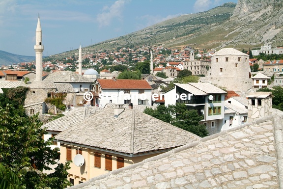 Historical old town of Mostar