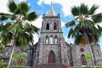 View at the cathetral of Roseau