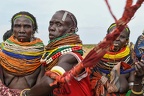 People of a tribe dancing in a celebration at Lebeere