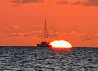 Sunset on the beach of Nigril