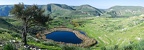 Golan heights and border between Jordan Siria and Israel