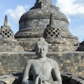 The temple of Borobudur on Java island