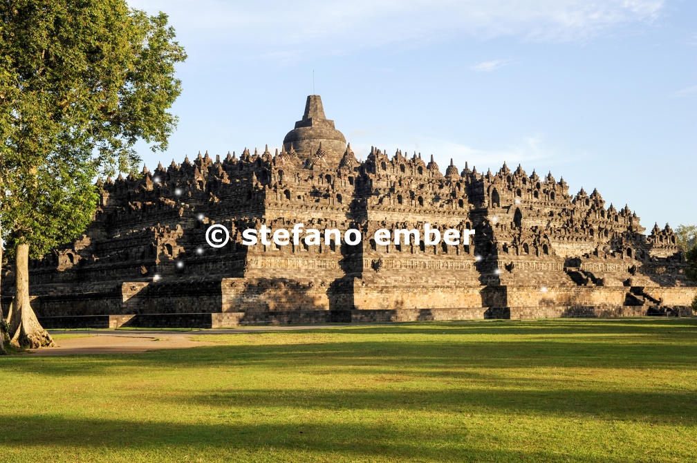 The temple of Borobudur on Java island 1