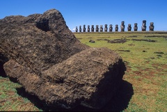 Moais statues on easter island 1