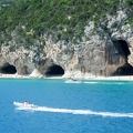 Caves of Cala Luna a beach in Orosei bay