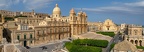 Panorama of the town at Noto Unesco world heritage