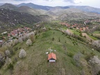 Drone view at the mountains near Brezovice