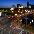 Night cityscape of Vilnius