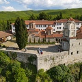 Drone view at the Saint Naum monastery