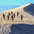 Dune with boys running at Soalara