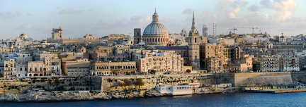 Panoramic view of La Valletta