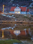 View at a house of Sommaroy island