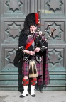 Bagpiper player at Edinburgh