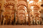 Interiors of Mezquita at Cordova