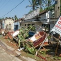 The debris after the tsunami at Hikkaduwa 
