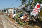The debris after the tsunami at Hikkaduwa 