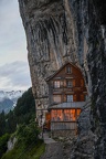 The famous mountain guesthouse Aescher at Ebenalp