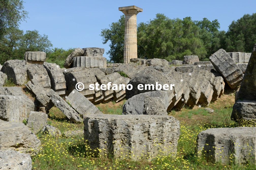 The archeological site of Ancient Olympia