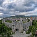 Drone view at Samuel fortress of Ohrid