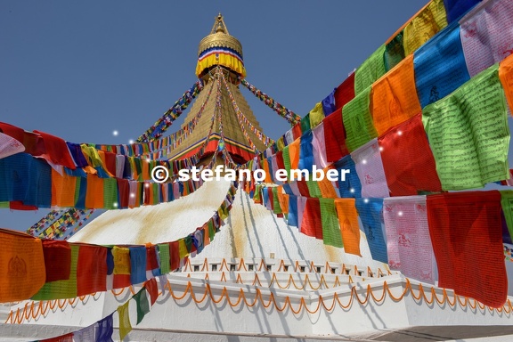 The stupa of Bodhnath in Kathmandu